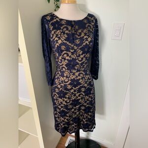 Navy Lace Dress 10